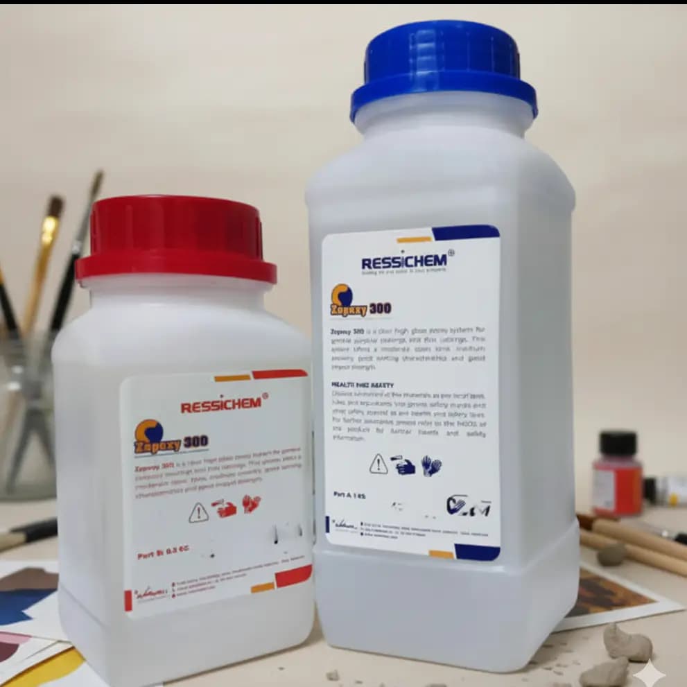 RESSICHEM ZEPOXY 300 TRANSPARENT HIGH GLOSS EPOXY